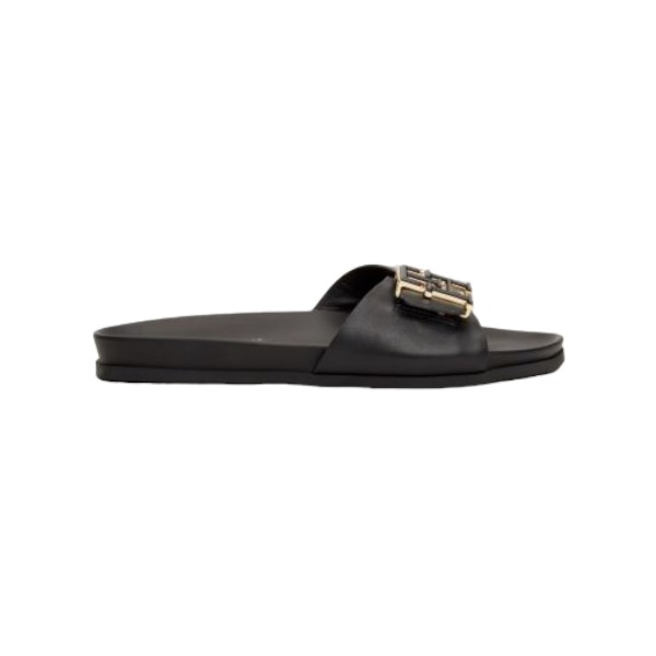 Γυναικείο σανδάλι Tommy Hilfiger TH Hardware Leather Flat Sandal 